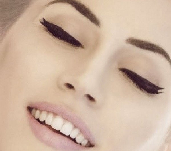 yakın gözlere eyeliner