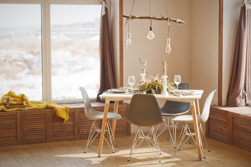 minimalist yemek odaları